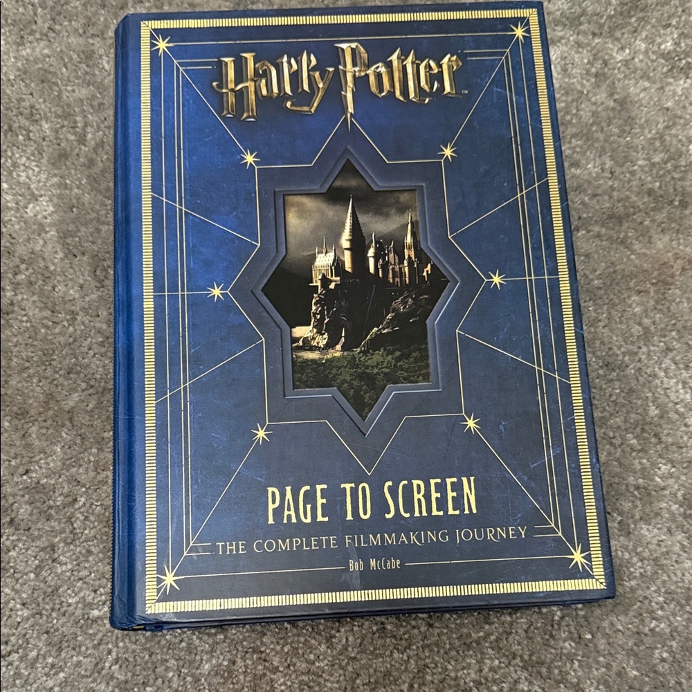 Warner Bros. Harry Potter Blue and Gold Coffee Table Book